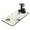 White-208, variant on Under Coffee Maker Mat with Tribal Style Design - Absorbent Diatom Drying Pad with Non-Slip Base for Kitchen Sink Area or Espresso Machine, Artistic Tribal Patterns