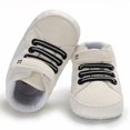 thumbnail image 5 of RTKFRFLM Infant High-Top Sneakers Colorblock Soft Sole First Walker Sport Shoes White 11/1, 5 of 5