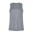 thumbnail image 6 of yillto Women Tank Tops Sleeveless Crewneck Causal Loose Basic Outfits Side Split Summer Tee Shirts, 6 of 6