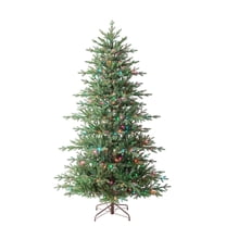 My Texas House 9' Pre-Lit Cypress Green Artificial Christmas Tree with ...