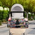 thumbnail image 5 of DIXRUYEE Stroller Organizer Noir Cat Neon City Printed, 5 of 7