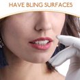 thumbnail image 4 of OULII Golden Teeth Rhinestone Jewelry Decorative Charms for DIY Stylish Tooth Accessories, 4 of 7