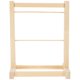 thumbnail image 1 of Wooden Doll Clothes Organizer Rack for Storage Made from Synthetic Material Light Brown 2layer, 1 of 4