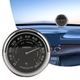 thumbnail image 3 of Car Analog Clock | Mini Hygrometer for Car with Adhesive | Luminous Vent Clocks Watch for Vehicles RVs Trucks Home, 3 of 8