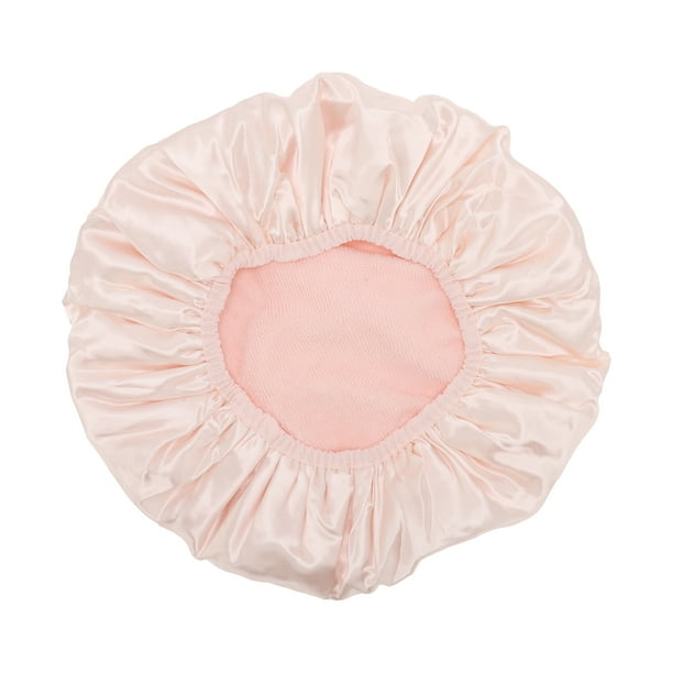 Gorro de Ducha Sólido Durable para Mujeres de Unique Bargains para Baño, Vacaciones, Hotel, Viaje, Satinado EVA Rosa
