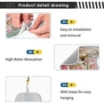 thumbnail image 4 of Coolnut Pink Roses Flowers Sink Splash Guard for Faucet 2 Packs Faucet Absorbent Mats, Love Floral Summer Faucet Handle Drip Catcher Quickly Drying Mat for Kitchen Counter, 14.9"x5.5", 4 of 7