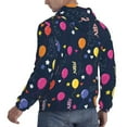 thumbnail image 4 of Bingfone Colored Balloons Men'S Drawstring Hoodie Long Sleeve Pocket Sweatshirts-Medium, 4 of 9