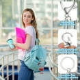 thumbnail image 3 of Uxcell Rhinestone Keychain Bling Keychain Accessories Cute Crystal Key Chain Black, 3 of 7