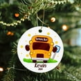 thumbnail image 6 of School Bus Ornament, Personalized School Bus Christmas 2025 Ornament Yellow School Bus Ornament with Name & Year, School Bus Xmas Ornament, Gifts for Bus Driver, School Bus Decor tQZIjq, 6 of 6