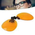 thumbnail image 1 of Gafas De Bloqueo Con Luces Azules, Lentes Eficientes Con Clip, Gafas Para Ordenador, Anti UV, Reflectantes, Naranja, PC, Portátil Con Tapa Vertical De 180, 1 of 7