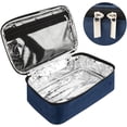 thumbnail image 7 of Large Insulated Lunch Bag Cooler Tote with Zipper Closure for Adults, Soft Lunch Box Cooler Bag with Top Handle for Men and Women, Portable Durable Lunch Tote Bag for Work Travel Office, 7 of 7