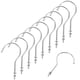 thumbnail image 2 of GOOHOCHY 10 ganchos metálicos de repuesto para maniquí, resistentes ganchos de hierro en forma de S para perchero, joyería, bolsos, armario, uso doméstico y minorista., 2 of 7