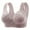 Gray, variant on Mrat Wireless Bras for Large Breasted Women Clearance Unlined Bras with Underwire Women Longline Bra Style M-693 Women Size Wirefree T-Shirt Bra Female V-Neck Hook and Eye Bra Closure Brown XL