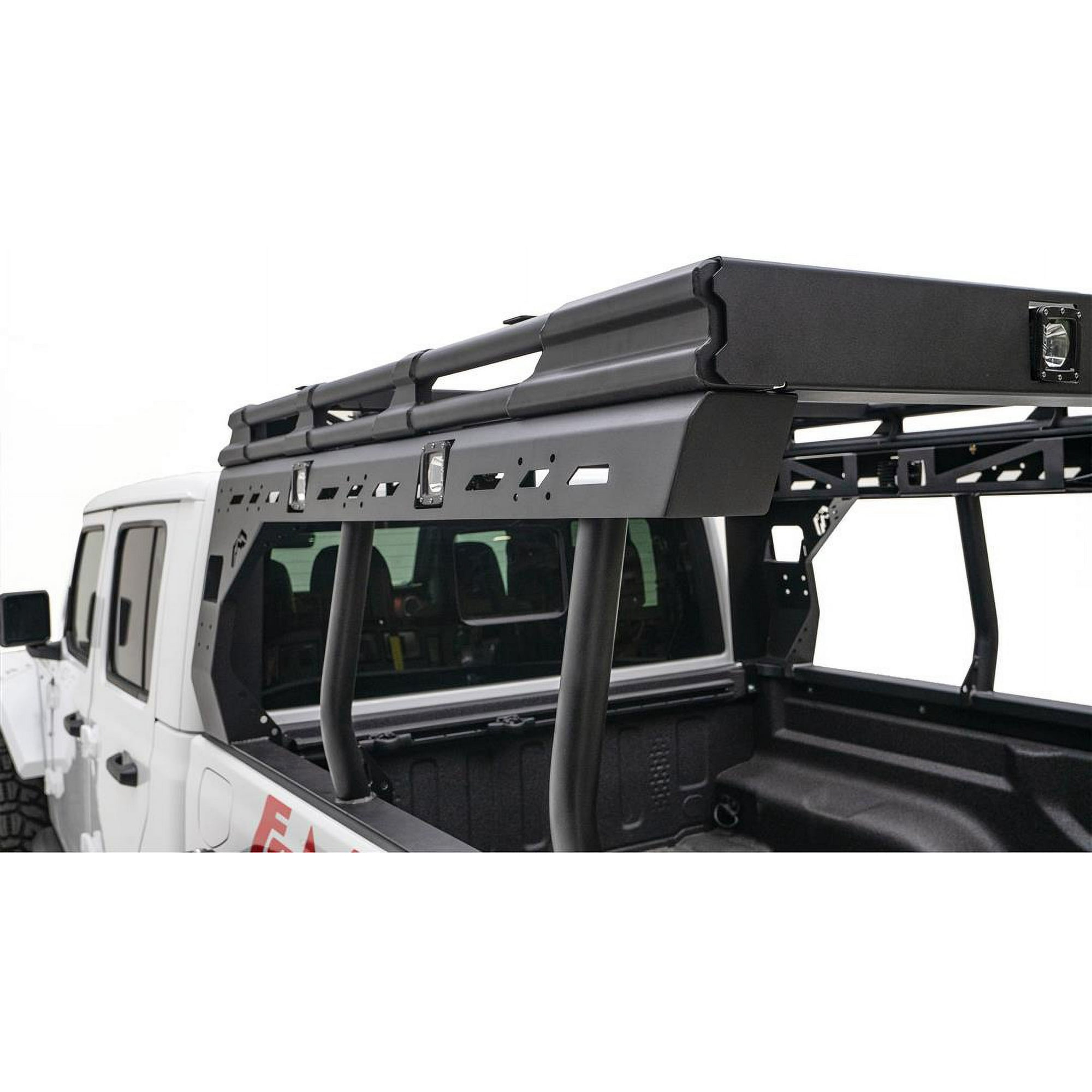 Fab Fours Roof Rack Cross Bar JTOR 03 1 Overland Racks Black Powder Coated 11 Gague Steel Single Requires Fab Fours Overland Racks Roof Rack Bed Rack Walmart