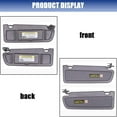 thumbnail image 5 of Sun Visor Fit For Honda Civic 2006-2011, Car Windshield,Sun Visor Replacement,Sun Protection Visors-light gray-left, 5 of 6