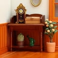 thumbnail image 2 of 1/12 Scale Wooden Dollhouses Writing Desk Miniature Study Furniture Living Room, 2 of 9