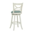 thumbnail image 5 of Linon Sawyer 30" Swivel Bar Stool with Faux Leather Seat in Cream Rubberwood, 5 of 11