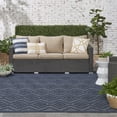 thumbnail image 3 of Nourison Versatile Indoor/Outdoor Navy Blue 7' x 10' Area Rug, (7x10), 3 of 10
