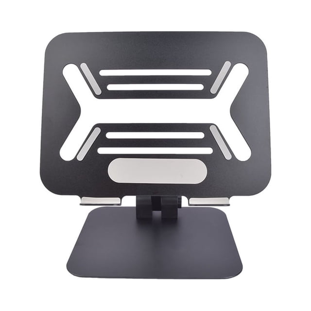 Soporte para computadora portátil Tholdsy Tipo de botón ajustable Plegable Negro
