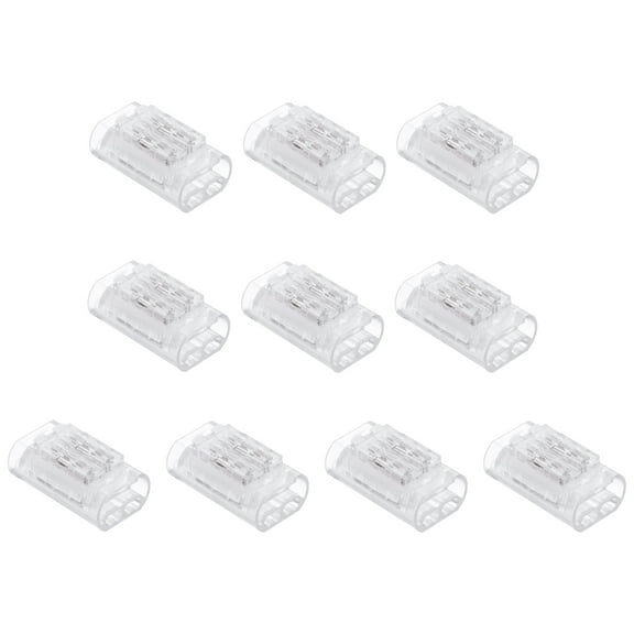 10 Pcs 4 Pin Wire Connectors 22-20 AWG No Strip Insulation Piercing Clips Electrical Connectors