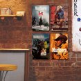 thumbnail image 4 of Kit de pintura Wdftyju rectangular con placa de metal vintage Iron Marlboro Cowboy 20x30 cm 4 piezas, 4 of 9