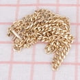 thumbnail image 2 of Cadena plana de 8 mm Bolsa pequeña Metal Cadena decorativa Accesorio Correas de bolsas de bricolaje Cadenas de bolso Correas de bolsos para bolsos pequeños Golden Golden, 2 of 5
