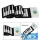 thumbnail image 4 of Piano Plegable Sunnimix Enrollar Teclado 49 Teclas Blanco y Negro, 4 of 8