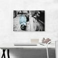 thumbnail image 2 of ARTCANVAS Baby Blue Vespa Scooter In Italy Canvas Art Print - Size: 26" x 18" (0.75" Deep), 2 of 9