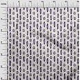 thumbnail image 3 of oneOone Tissu Polyester Spandex Violet Cactus Matériel de Robe Tissu Imprimé Tissu au Mètre 56 Pouces de Large, 3 of 5