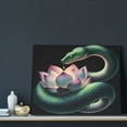 thumbnail image 3 of Lsque Snake Holding A Lotus Print Wall Art – Decorative Picture for Living Room, Bedroom, and Office (Horizontal), 3 of 6