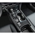 thumbnail image 4 of Xotic Tech Interior Center Console Gear Shift Frame Panel Water Cup Holder Decoration Cover Trim, Carbon Fiber Pattern, Compatible with Honda Accord 10th Gen 2018-2022 (Gas Version), 4 of 9