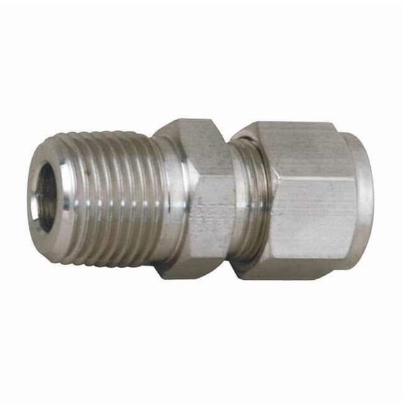 Parker 3/8" CPI x MNPT 316 SS Thermocouple Connector 6-6 FH4BZ-SS