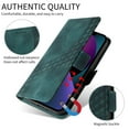 thumbnail image 5 of Designed for Samsung Galaxy A16 5G/4G Case Wallet, Flip Folio Cover with Embossed PU Leather Stand Credit Card Holders Slots Wrist Strap Full Body Protection Phone Case for A16 5G/4G - Green, 5 of 10
