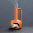 thumbnail image 5 of 1pc Ceramic Multifunctional Home Decor Palo Santo Holder Sage Burner Incense Burner with Chimney & Handle (Without Incense), 5 of 7