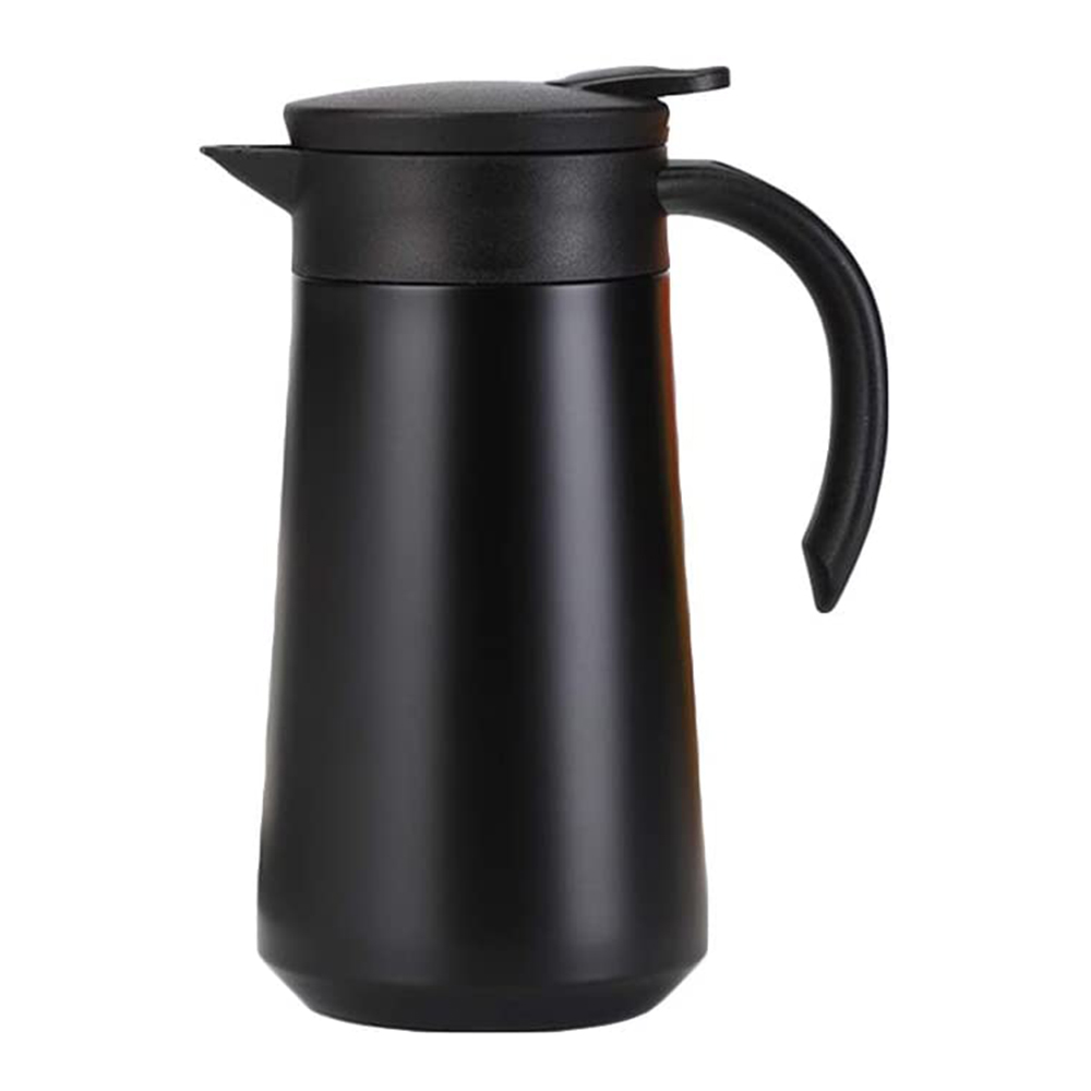 Stainless Steel Thermal Coffee Carafe with Lid, 800 ml Double Walled