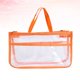 thumbnail image 4 of EeaseMX Bolsa de almacenamiento impermeable de EVA, portátil, para cosméticos, viajes, artículos de tocador, organizador de cosméticos, estuche de maquillaje (naranja), 4 of 7