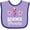 Lavender and Purple, variant on Inktastic Scientist Girls Science Princess Girls Baby Bib