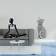 thumbnail image 2 of Estatua Creativa Abstracta De Gato Pensador, Figura Decorativa, Escultura única De Resina, Adorno De Escritorio Para La Entrada, Dormitorio, Estantería, Regalo De Inauguración De La Casa., 2 of 8