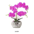 thumbnail image 4 of Guardoinrt Realistic Artificial White Orchid Plant In Pot - Low Maintenance Wide Application Realistic purple, 4 of 6