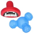 thumbnail image 4 of Jouet à Mâcher pour Chien Jouet Interactif Jouets pour Animaux Ensemble de Jouets à Mâcher pour Chiot Interactif Démon à Lèvres Rouges Jouets pour Animaux Fuyant la Nourriture Bleue, 4 of 8