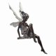 thumbnail image 1 of Sitting Fairy Garden Statue, Sitting Fairy Garden, Resin Sitting Fairy Garden Ornament for Garden Decoration, 17cm (Brown), 1 of 4