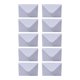 thumbnail image 1 of Papel de regalo con sobre blanco para un embalaje elegante y hojas decorativas para fiestas, rollo a granel, 1 of 8