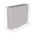 thumbnail image 6 of Aria 3D-EX Wardrobe, 6 of 6