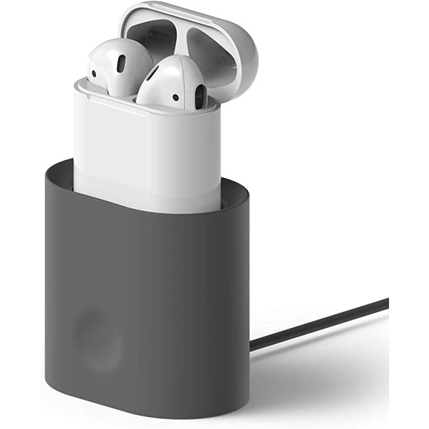 elago Upgrade AirPods Stand [Dark Grey] - [Compatible with Apple AirPods 1 & Station][Long-Lasting][Cable - for AirPods 1 & 2 - Walmart.com