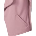 thumbnail image 4 of Doublju Women's Casual Long Sleeves Side Pocket Open Front Blazer Jacket with Plus Size, 4 of 4