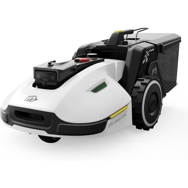 Mammotion YUKA 3000 Robot Lawn Mower,Auto Mapping, AI Obstacle Avoidance, Reception 0.75 Acre, Max 0.9 Acre Dual Cutting Discs,APP Control, With 4G,Multi-Zone Management,With Sweeper