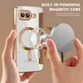 thumbnail image 3 of REQO Case for Google Pixel 9A,Business Classic Solid Color Premium PU Leather Wallet Flip Case + TPU Magnetic Attraction Shell Wireless Charge Compatible, 3 of 7