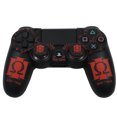 thumbnail image 3 of Funda Para Control Ps4 Protector Y 2 Gomas De Regalo Carcasa Silicon Cracken Esports God of War Rojo, 3 of 5