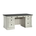 thumbnail image 4 of Sauder Palladia Executive Desk, Glacier Oak Finish, 4 of 14