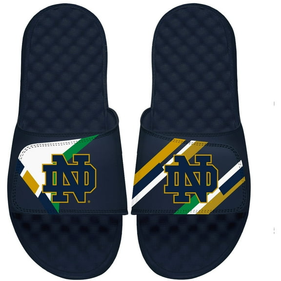 Youth ISlide Black Notre Dame Fighting Irish Varsity Starter Jacket Slide Sandals
